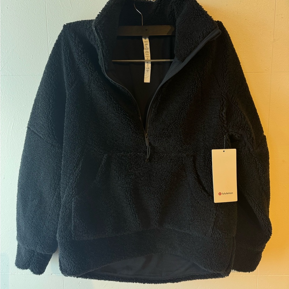 Lululemon Midnight Black Sherpa Pullover
